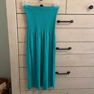 Cute summer strapless dress